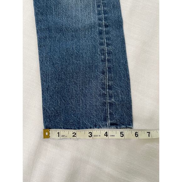 Moussy Vintage Denim Jeans in label Cowhide Leather size 27 - Picture 10 of 10